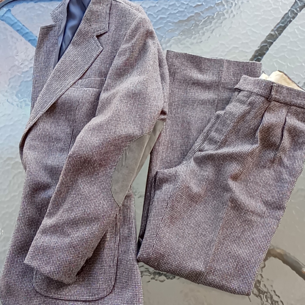 Vintage Yves Saint Laurent Wool Pants Suit